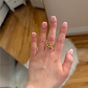 Gold Teddy Bear Ring